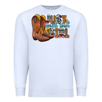 White just a small town girl Premium Sweatshirt - Zillion Design Studio