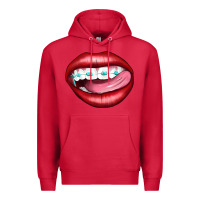 Cardinal Lips Dental Braces Premium Hoodie - Artiststas
