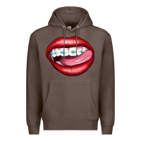 Coffee Lips Dental Braces Premium Hoodie - Artiststas