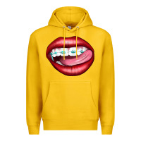 Lemon Lips Dental Braces Premium Hoodie - Artiststas