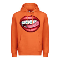 Carrot Lips Dental Braces Premium Hoodie - Artiststas