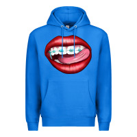 True Royal Lips Dental Braces Premium Hoodie - Artiststas