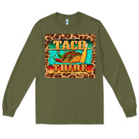 Army Green taco tribe Long Sleeve Tee - BarkalooDesign