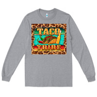 Heather Grey taco tribe Long Sleeve Tee - BarkalooDesign