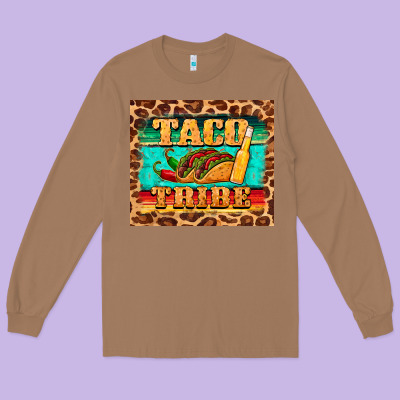 Taco Tribe Long Sleeve Tee Designed By Barkaloodesign