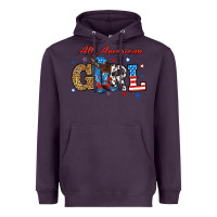 Plum all american girl Heavyweight Hoodie - RanaPortraitStore