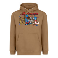 Toasted Coconut all american girl Heavyweight Hoodie - RanaPortraitStore