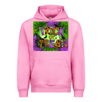 Fuchsia Pink trick or treat mouse pad Urban Hoodie - BundleAndBundleShop