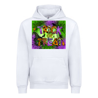 White trick or treat mouse pad Urban Hoodie - BundleAndBundleShop