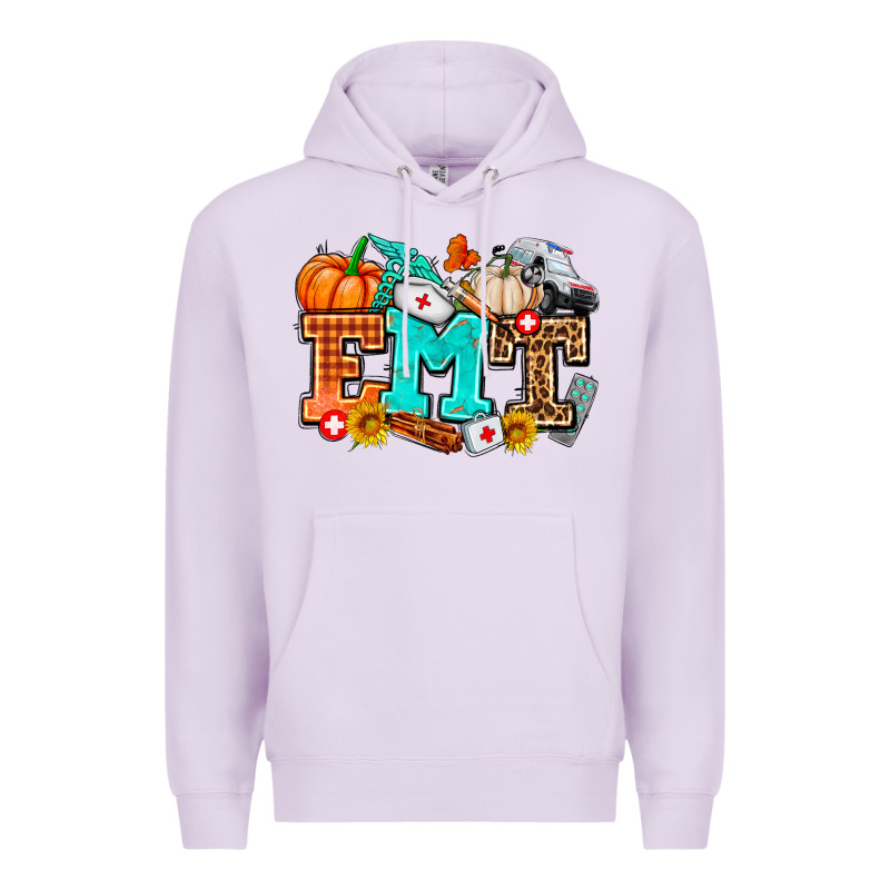 Emt With Fall Premium Hoodie by AdoDesignShop | Teevron