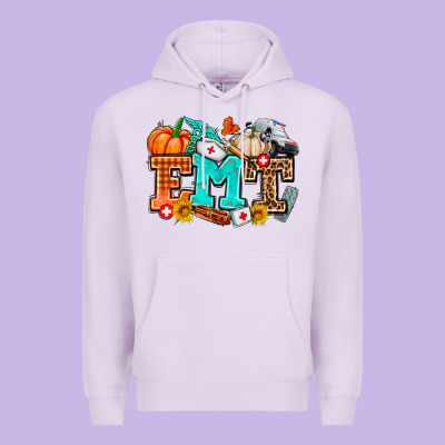 Emt With Fall Premium Hoodie Designed By Adodesignshop