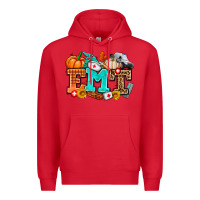 Red emt with fall Premium Hoodie - AdoDesignShop