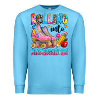 Ocean Blue rolling into kindergarten grade Premium Sweatshirt - texasbilliewilder
