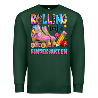 Sports Green rolling into kindergarten grade Premium Sweatshirt - texasbilliewilder