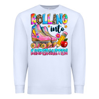 White rolling into kindergarten grade Premium Sweatshirt - texasbilliewilder