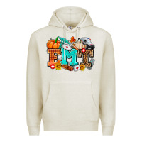 Oatmeal Heather emt with fall Premium Hoodie - AdoDesignShop