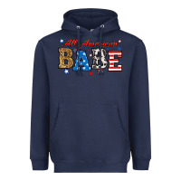 Navy all american babe Heavyweight Hoodie - RanaPortraitStore