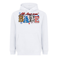 White all american babe Heavyweight Hoodie - RanaPortraitStore