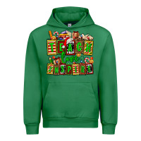 Emerald teach love inspire with Christmas and teacher elements Urban Hoodie - AdoDesignShop