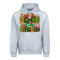 Heather Grey teach love inspire with Christmas and teacher elements Urban Hoodie - AdoDesignShop