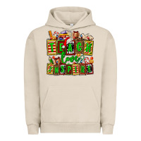 Pigment French Oak teach love inspire with Christmas and teacher elements Urban Hoodie - AdoDesignShop
