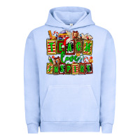 Pigment Grape Ice teach love inspire with Christmas and teacher elements Urban Hoodie - AdoDesignShop