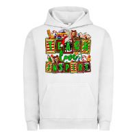 Pigment Lunar Rock teach love inspire with Christmas and teacher elements Urban Hoodie - AdoDesignShop