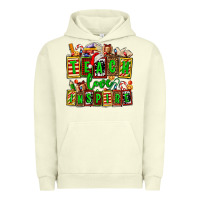 Pigment Pistachio teach love inspire with Christmas and teacher elements Urban Hoodie - AdoDesignShop
