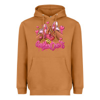 Meerkat galentines afro girl sneakers Heavyweight Hoodie - RanaPortraitStore