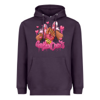 Plum galentines afro girl sneakers Heavyweight Hoodie - RanaPortraitStore