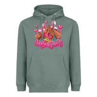 Sage galentines afro girl sneakers Heavyweight Hoodie - RanaPortraitStore
