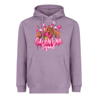 Lavender galentine squad afro girl sneakers Heavyweight Hoodie - RanaPortraitStore