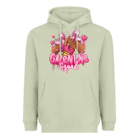 Matcha galentine squad afro girl sneakers Heavyweight Hoodie - RanaPortraitStore