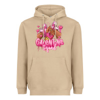 Mushroom galentine squad afro girl sneakers Heavyweight Hoodie - RanaPortraitStore