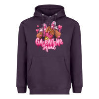 Plum galentine squad afro girl sneakers Heavyweight Hoodie - RanaPortraitStore