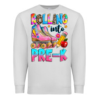 Dove Grey rolling into pre k grade Premium Sweatshirt - texasbilliewilder