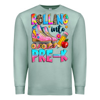 Seafoam rolling into pre k grade Premium Sweatshirt - texasbilliewilder