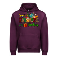 Mauve Wine santa's favorite teacher Urban Hoodie - AdoDesignShop