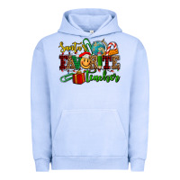 Pigment Grape Ice santa's favorite teacher Urban Hoodie - AdoDesignShop