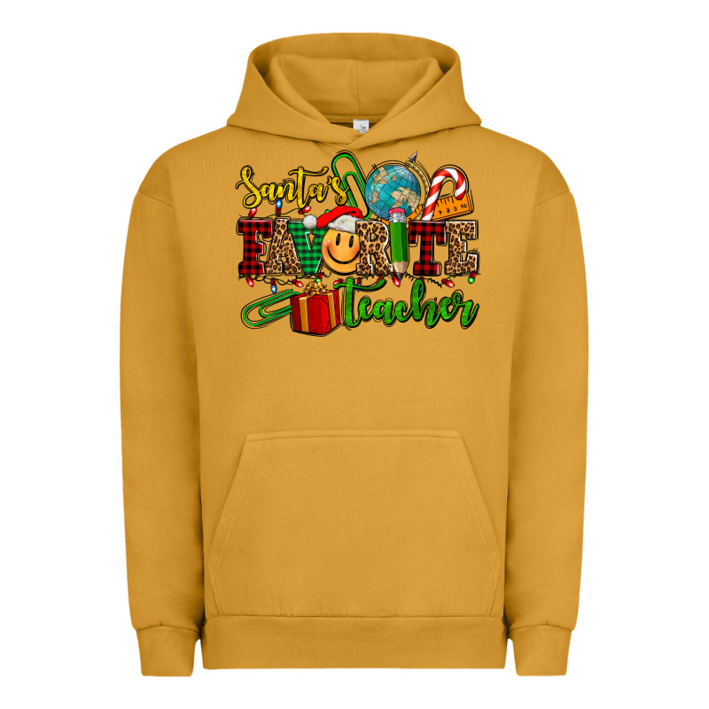Santa's Favorite Teacher Urban Hoodie by AdoDesignShop | Teevron