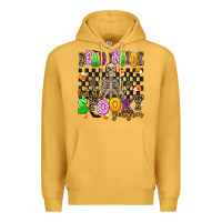 Mustard dead inside but its spooky season Premium Hoodie - AdoDesignShop