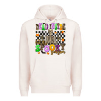 Pale Pink dead inside but its spooky season Premium Hoodie - AdoDesignShop