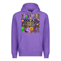 Purple dead inside but its spooky season Premium Hoodie - AdoDesignShop