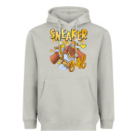 Moon Dust yellow sneaker girl afro woman Heavyweight Hoodie - RanaPortraitStore