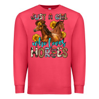Cardinal just a girl who loves horses Premium Sweatshirt - Zillion Design Studio