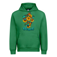 Emerald cross with butterfly blessed Urban Hoodie - BundleAndBundleShop