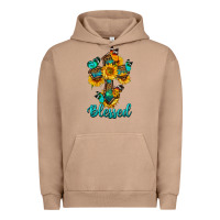 Pigment Burro cross with butterfly blessed Urban Hoodie - BundleAndBundleShop