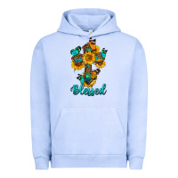 Cross With Butterfly Blessed Urban Hoodie | Teevron