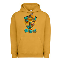 Pigment Peanut Butter cross with butterfly blessed Urban Hoodie - BundleAndBundleShop