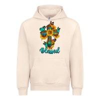 Sandshell cross with butterfly blessed Urban Hoodie - BundleAndBundleShop